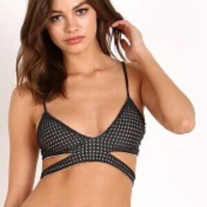 ACACIA SWIMWEAR Mesh Haku Bikini Top size M